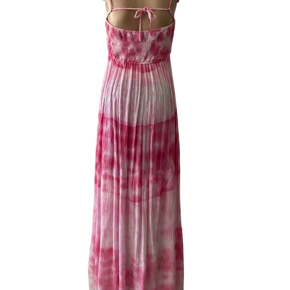 Southern Breeze Tie Dye Flowy Size M Maxi Dress - Picture 3 of 7